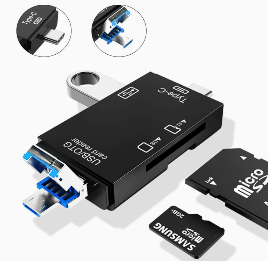 All-in-One USB C / OTG Memory Card Reader