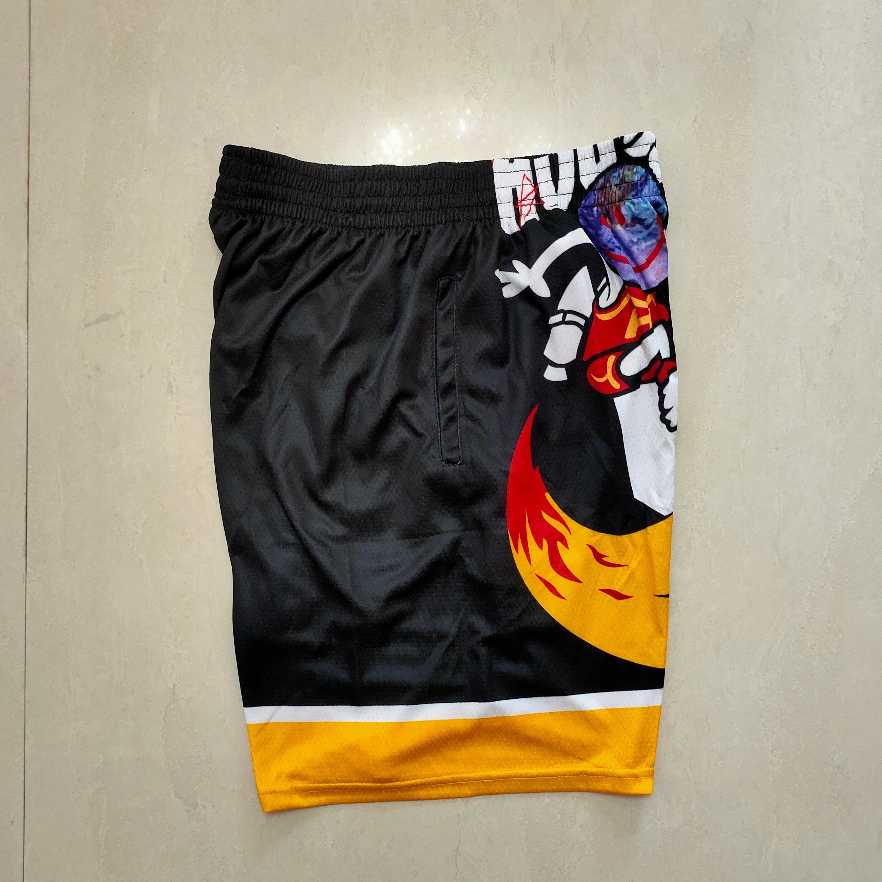 Houston Rockets Mitchell&ness black pocket pants