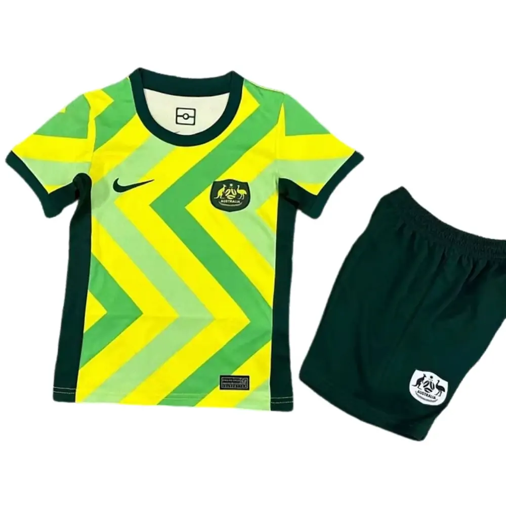 2025-26 Australia Home Jersey - Children's Size Fans Edition