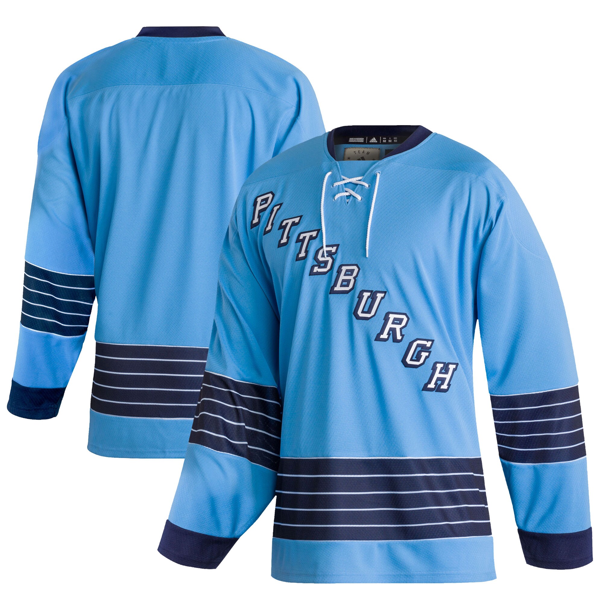 Pittsburgh Penguins  Team Classics  Blank Jersey – Light Blue