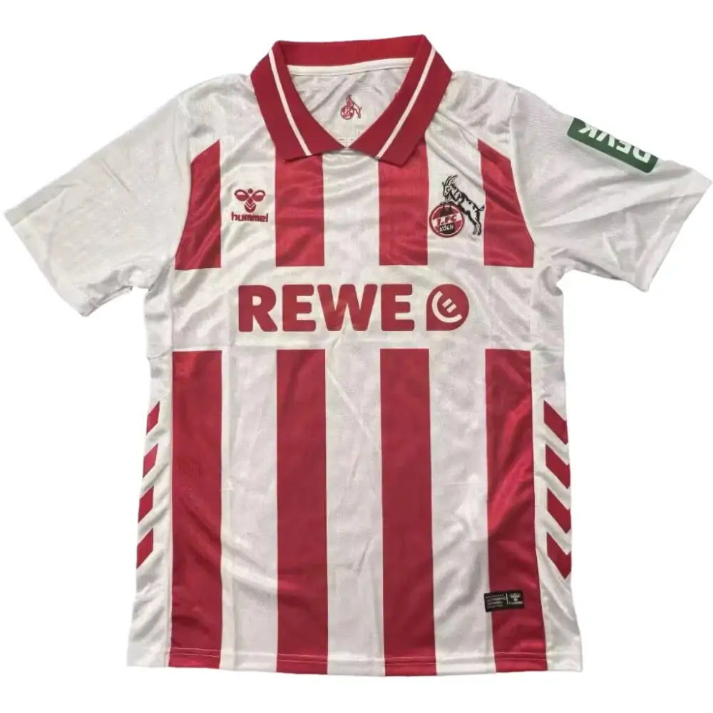 2025-26 1. FC Köln Home Kit Short Sleeve - Fans Edition