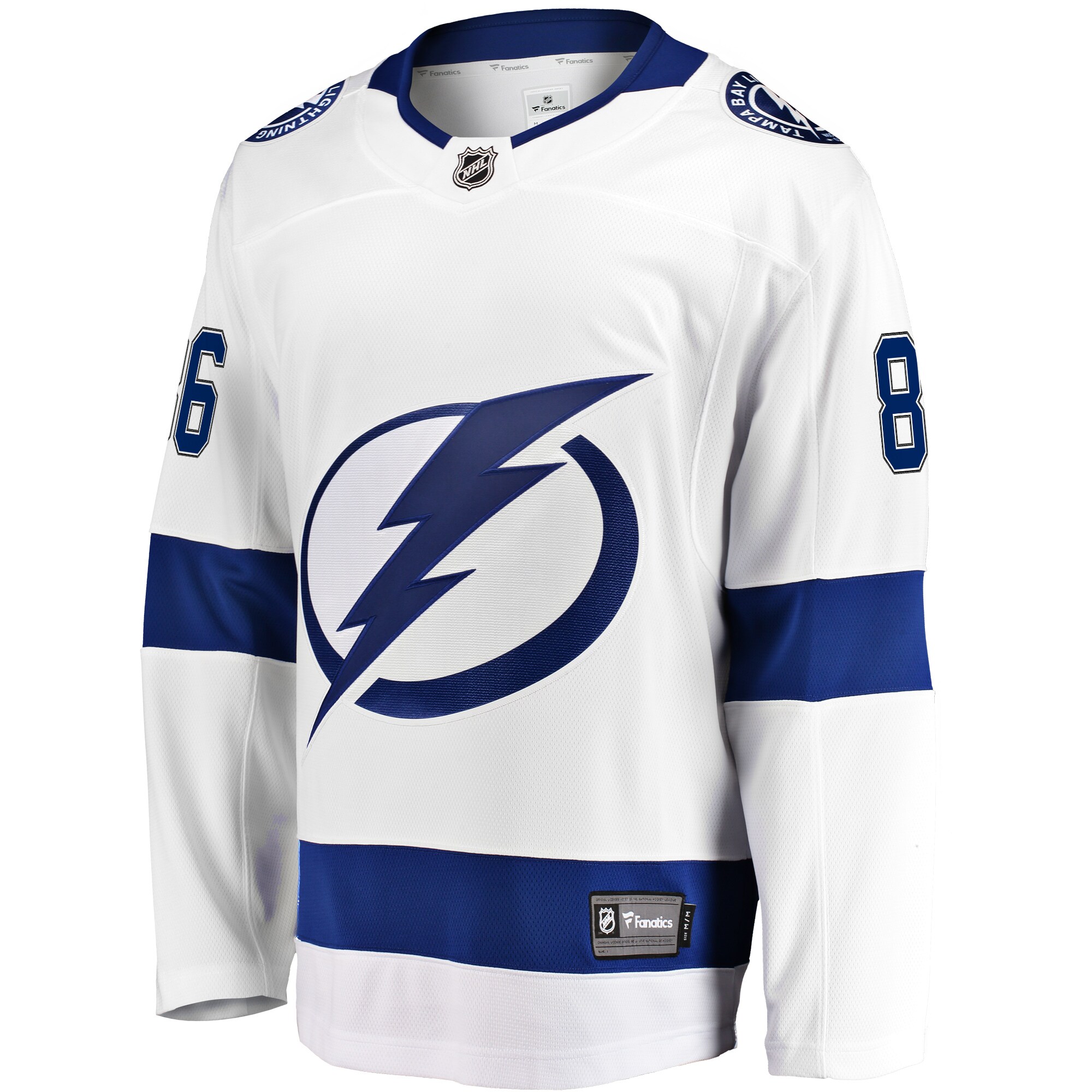 Nikita Kucherov Tampa Bay Lightning Fanatics Away Premier Breakaway   Jersey – White
