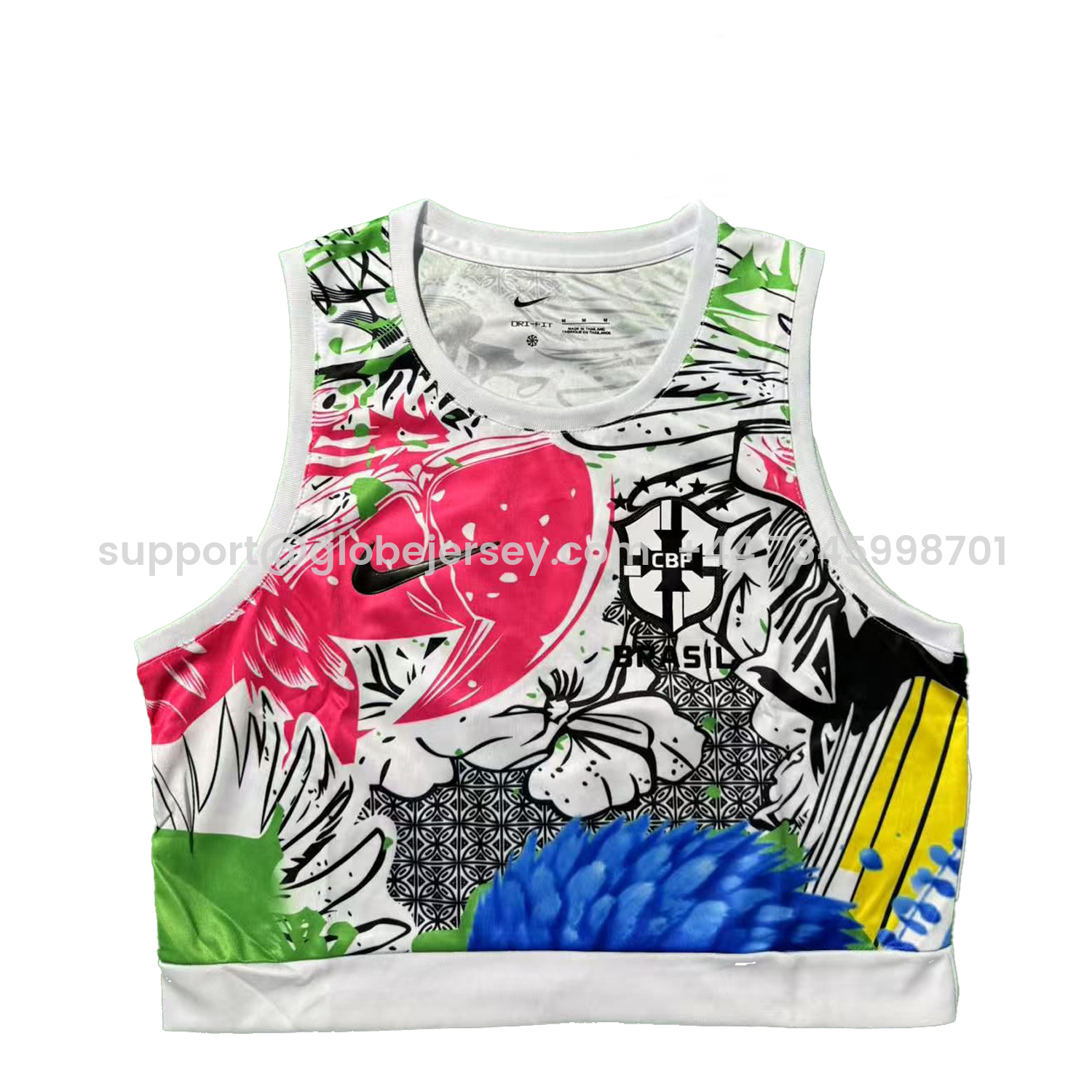 Women's Brazil 25-26 Red Parrot Yoga Vest