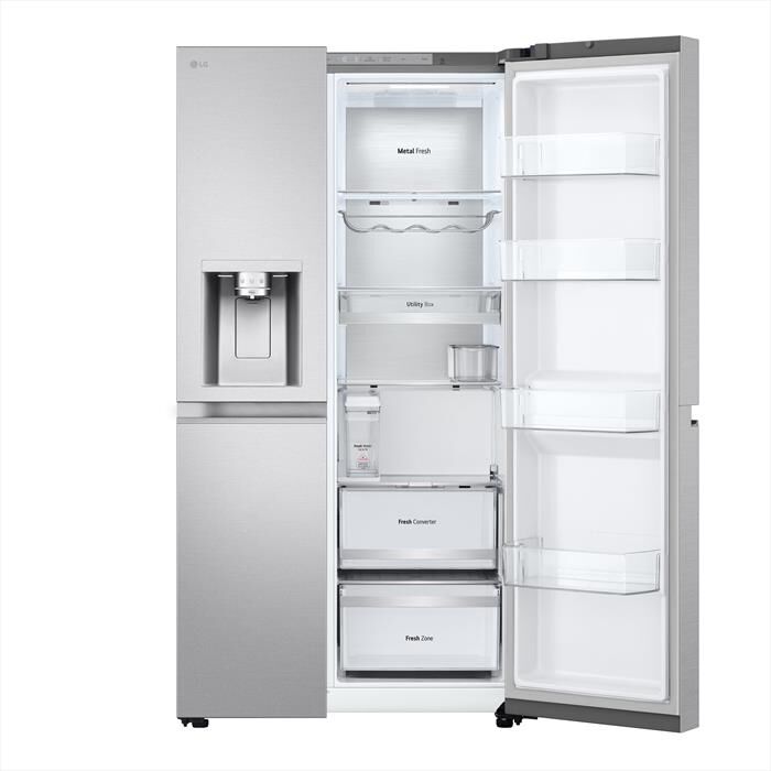 LG - Frigorifero side by side GSLE91MBAB Classe B-Metal Sorbet