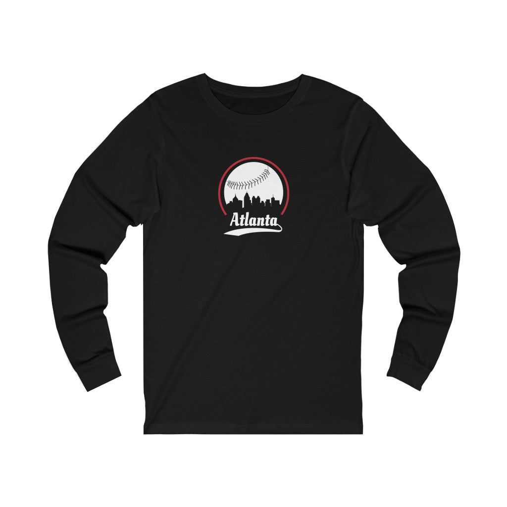 Atlanta Braves Long Sleeve Tee Shirt Unisex Cotton