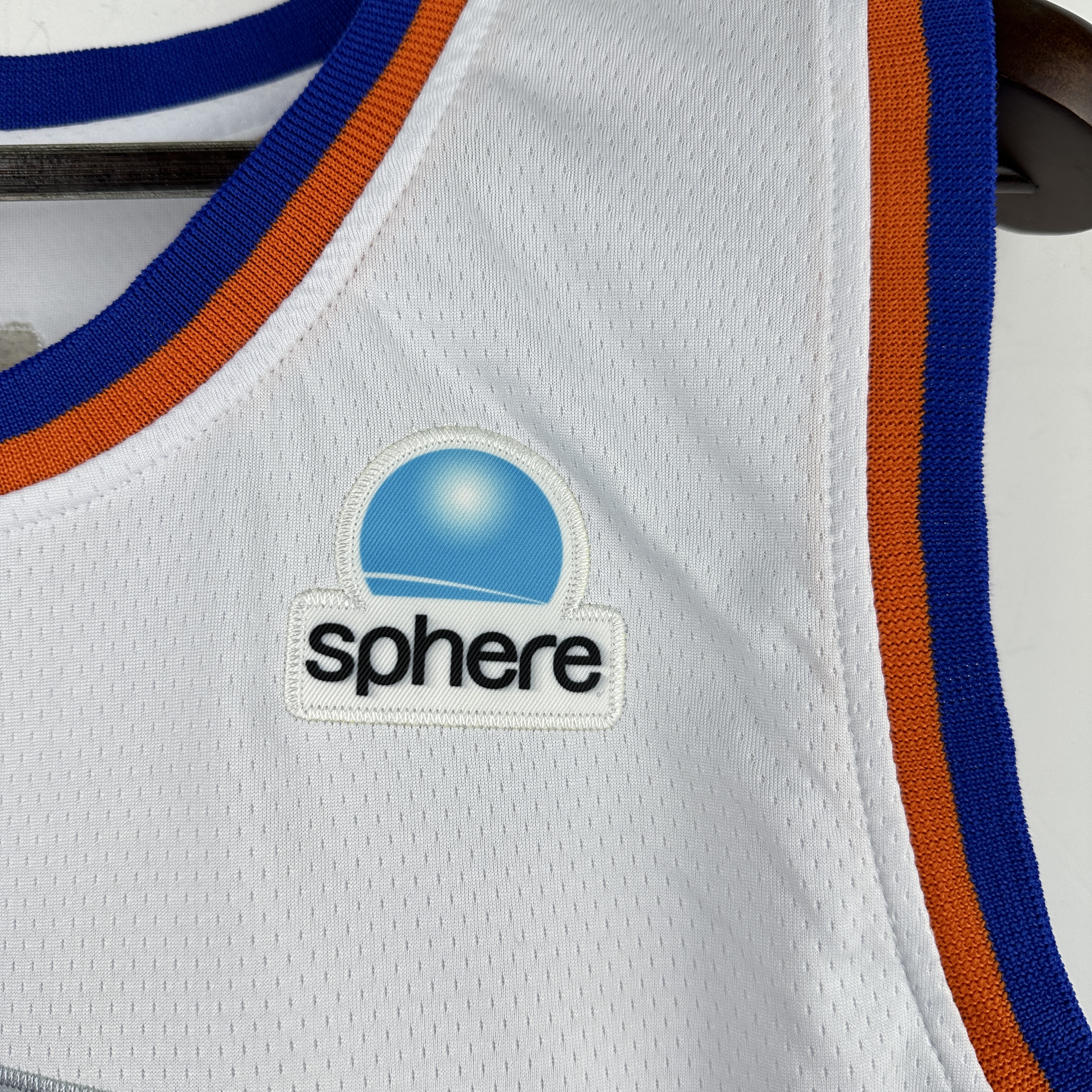 Embroidery Knicks White No. 11 Brunson