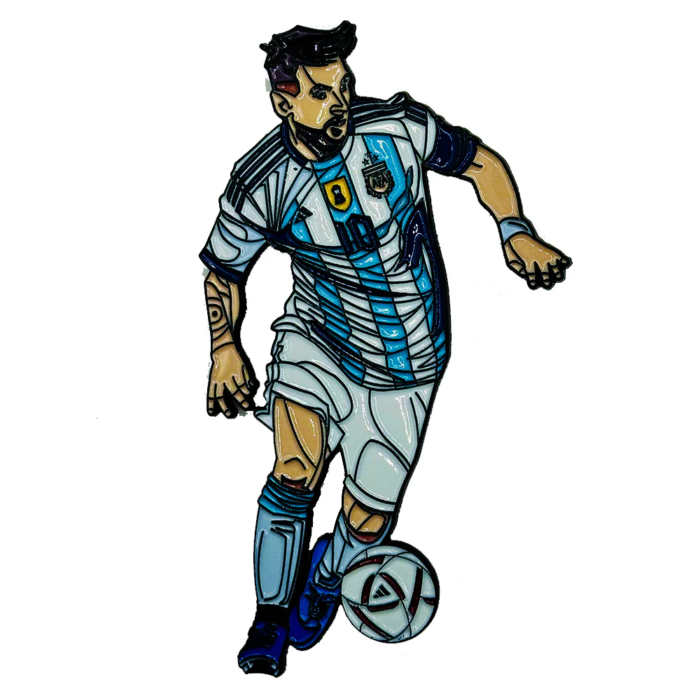 Messi Argentina 4.5 Inch Enamel Pin