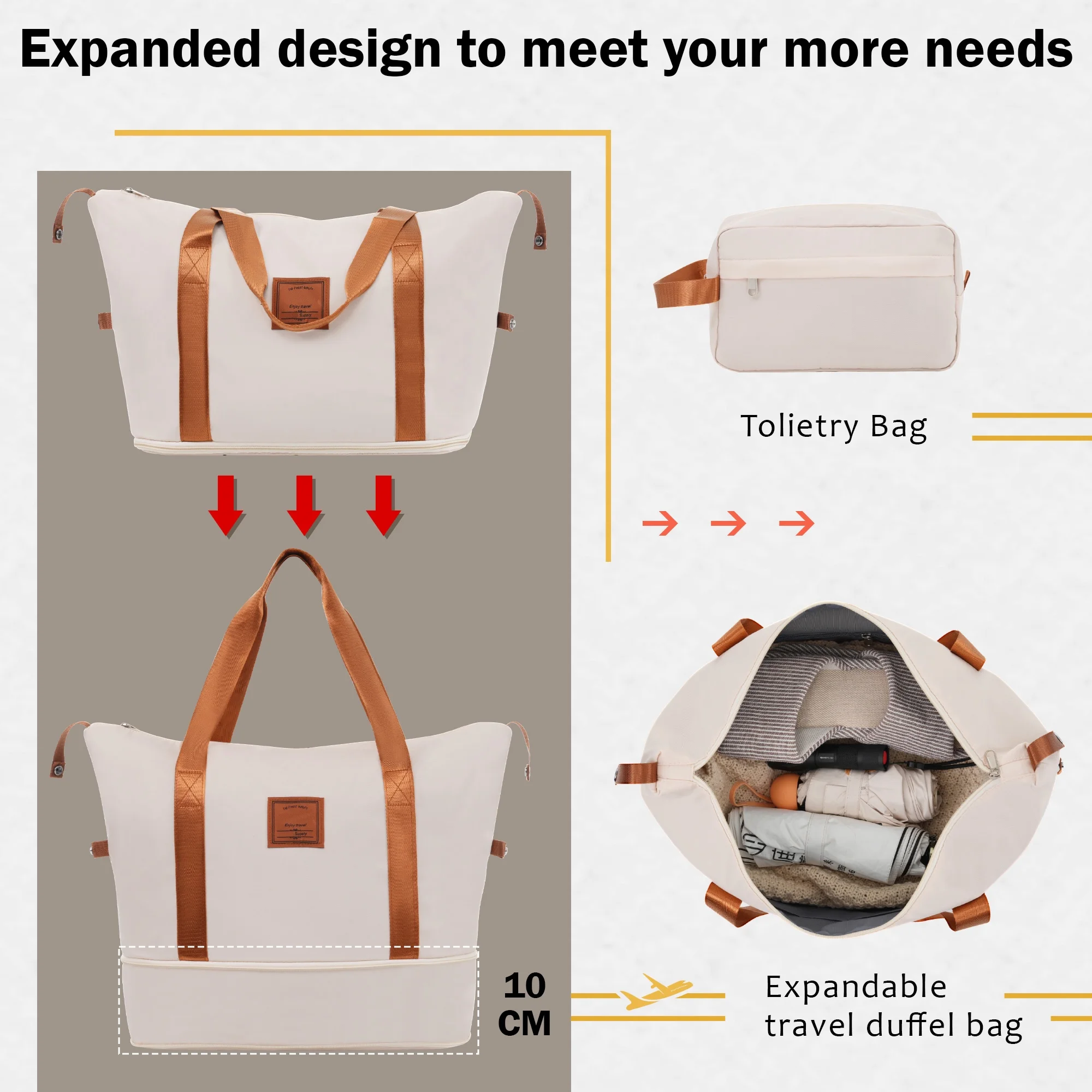 imerelez 2 Piece Luggage Set with Bags Expanable Spinner Wheels ABS Lightweight Suitcase with TSA Lock 20inch+28inch