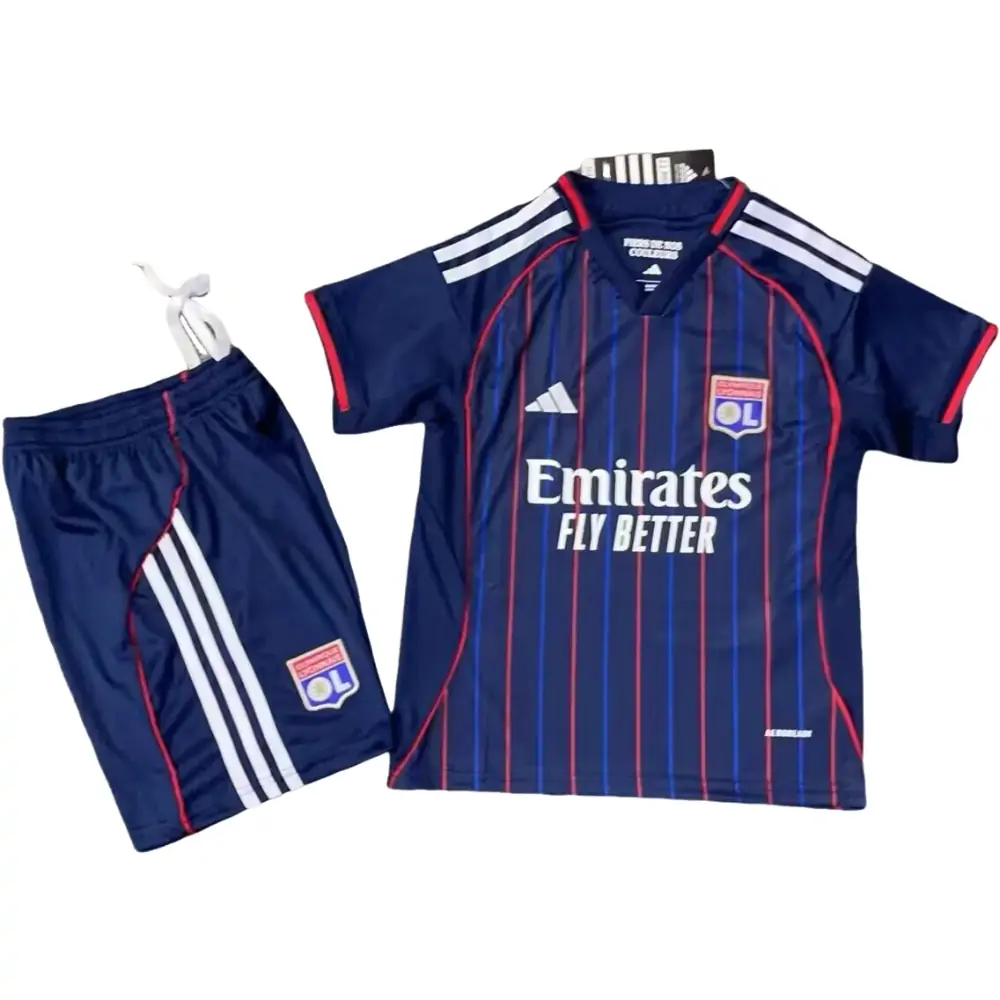 25-26 Lyon Away Jersey - Kids