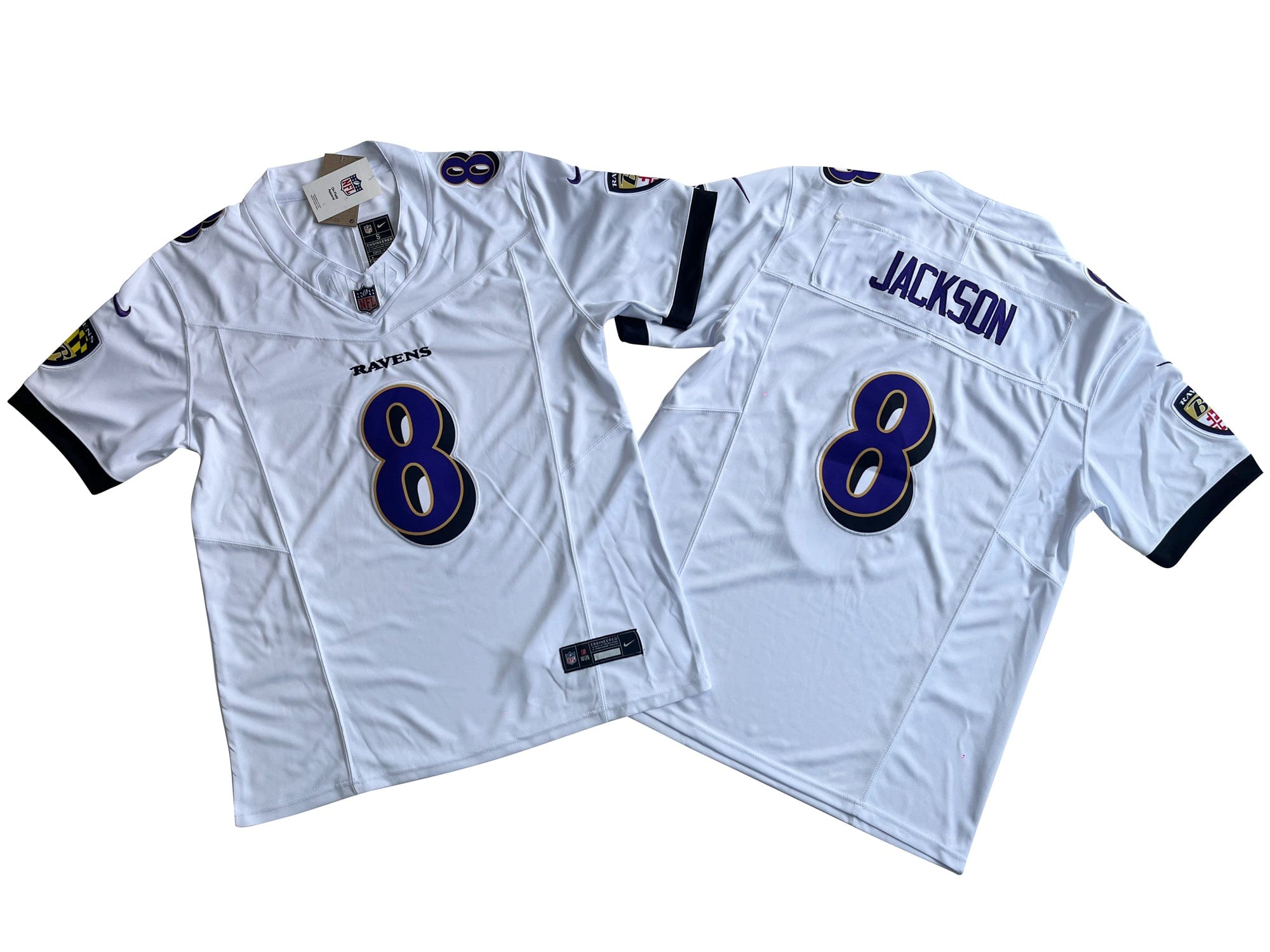 Baltimore Ravens 8# Lamar Jackson Nike Vapor F.U.S.E. Limited Jersey