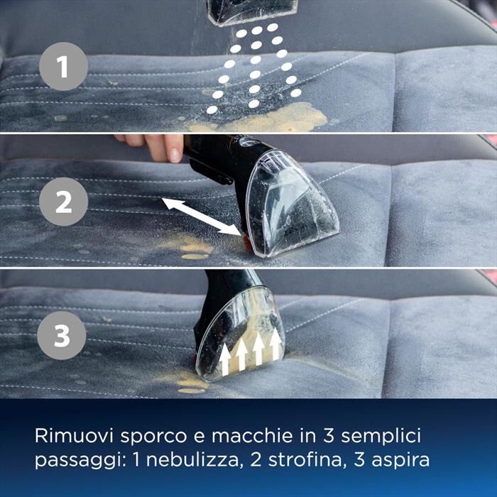 BISSELL - Aspirapolvere a bidone 37241-Nero