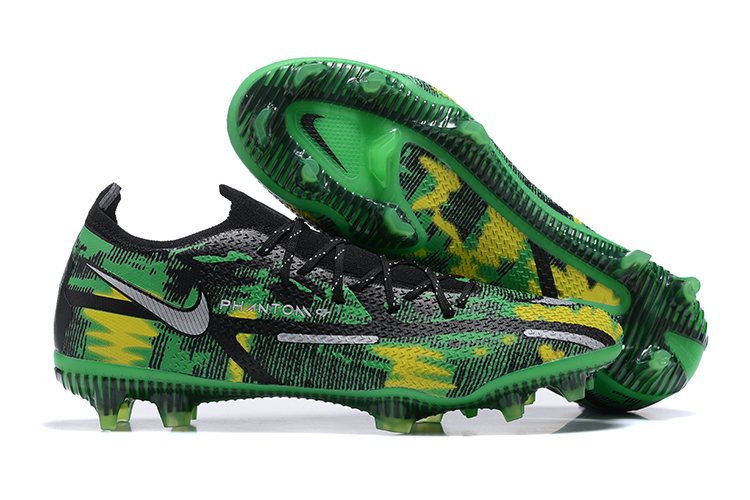 Shock Wave series Nike low-top Phantom GT2 waterproof Recharge all-knit FG football shoes Nike Phantom GT2 Elite FG