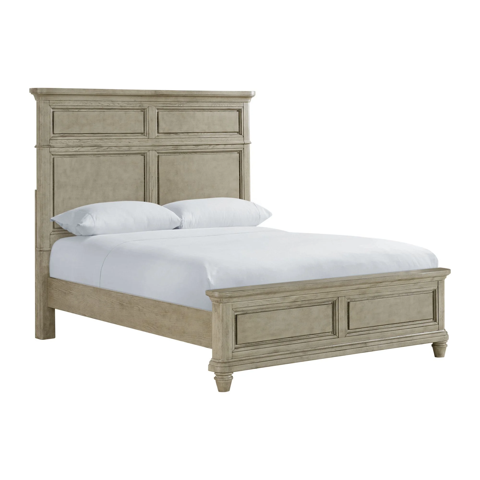 Picket House Furnishings Emiko Queen Panel 5PC Bedroom Set - Grey