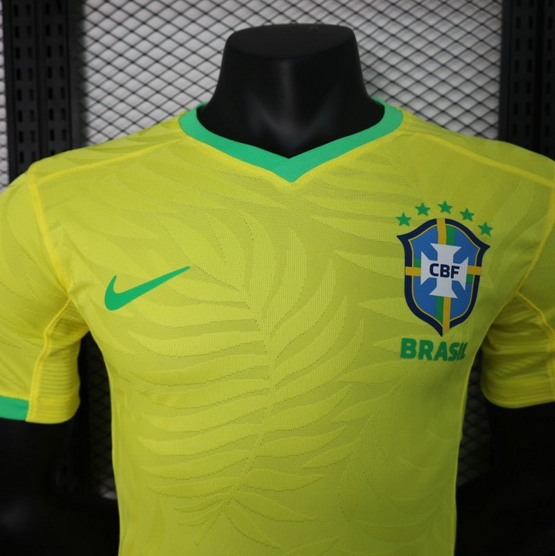 2023/2024 Player Version Brazil Home Soccer Jersey