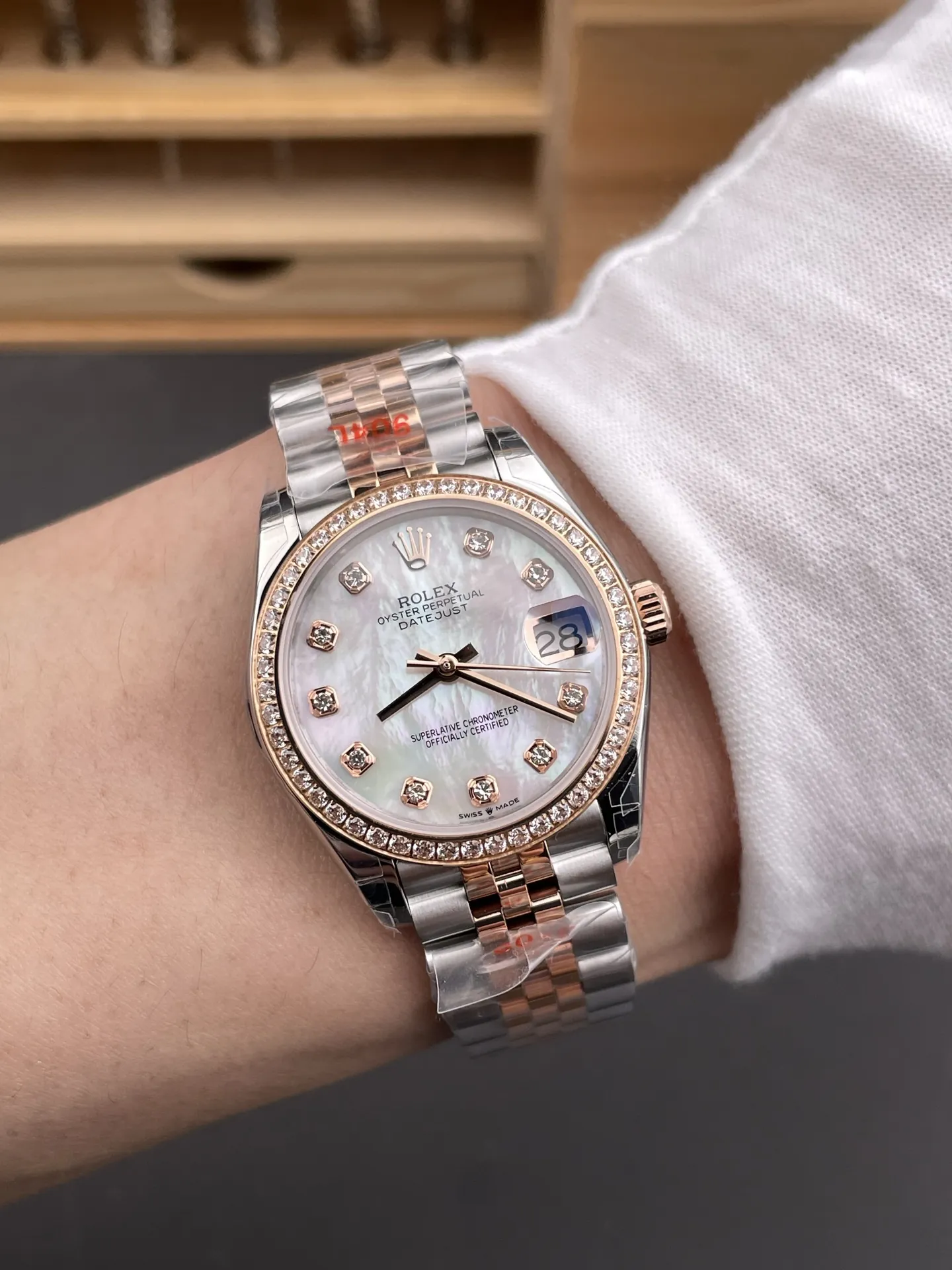Rolex Datejust Rose Gold Ladies 31mm