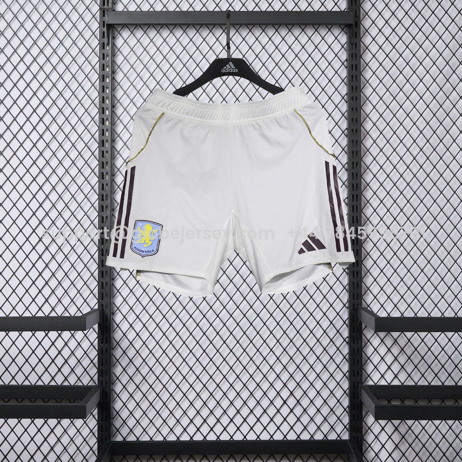 Aston Villa 25-26 Home White Shorts - Player Version