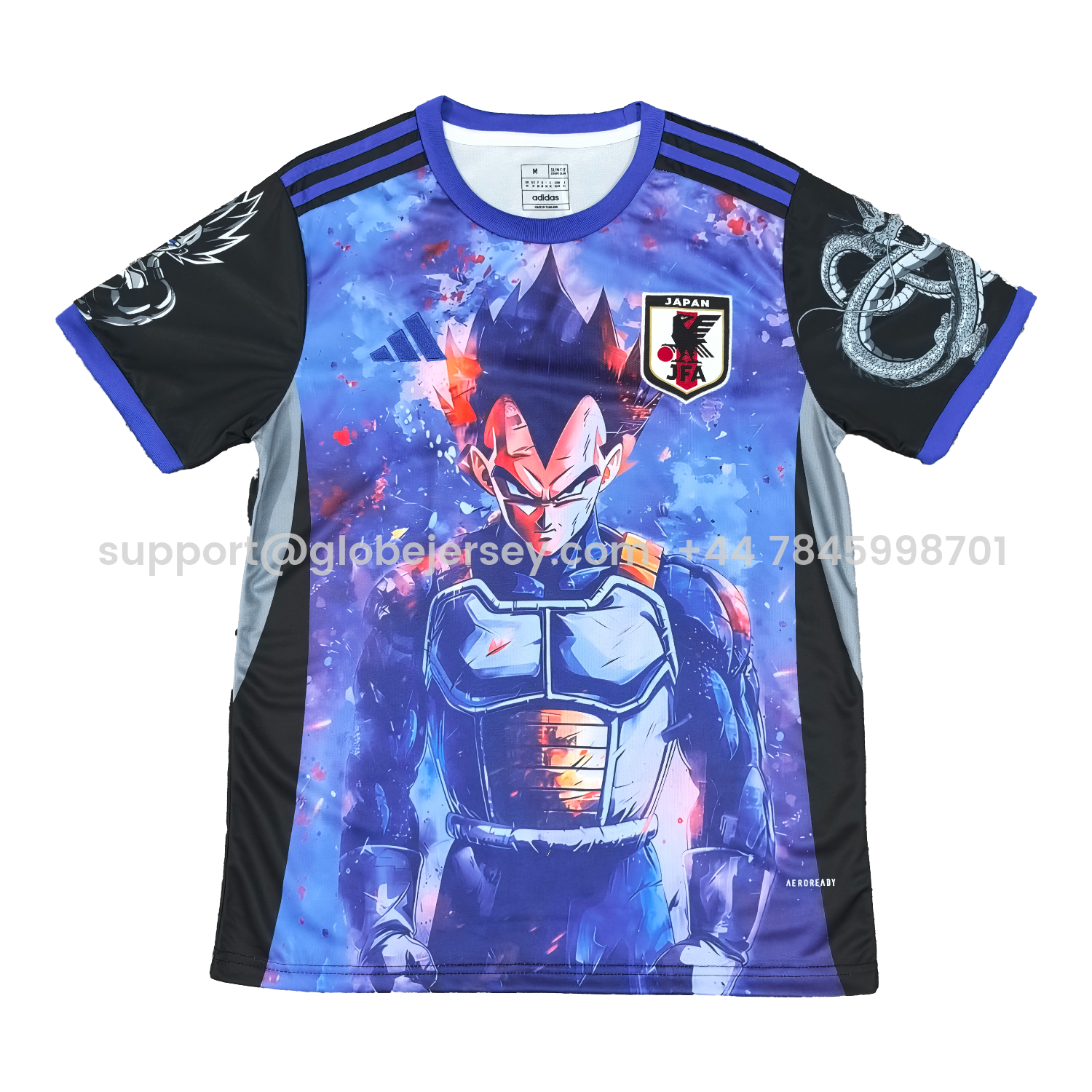 Japan 25-26 Bejita Blue And Black Special Jersey - Fans Version