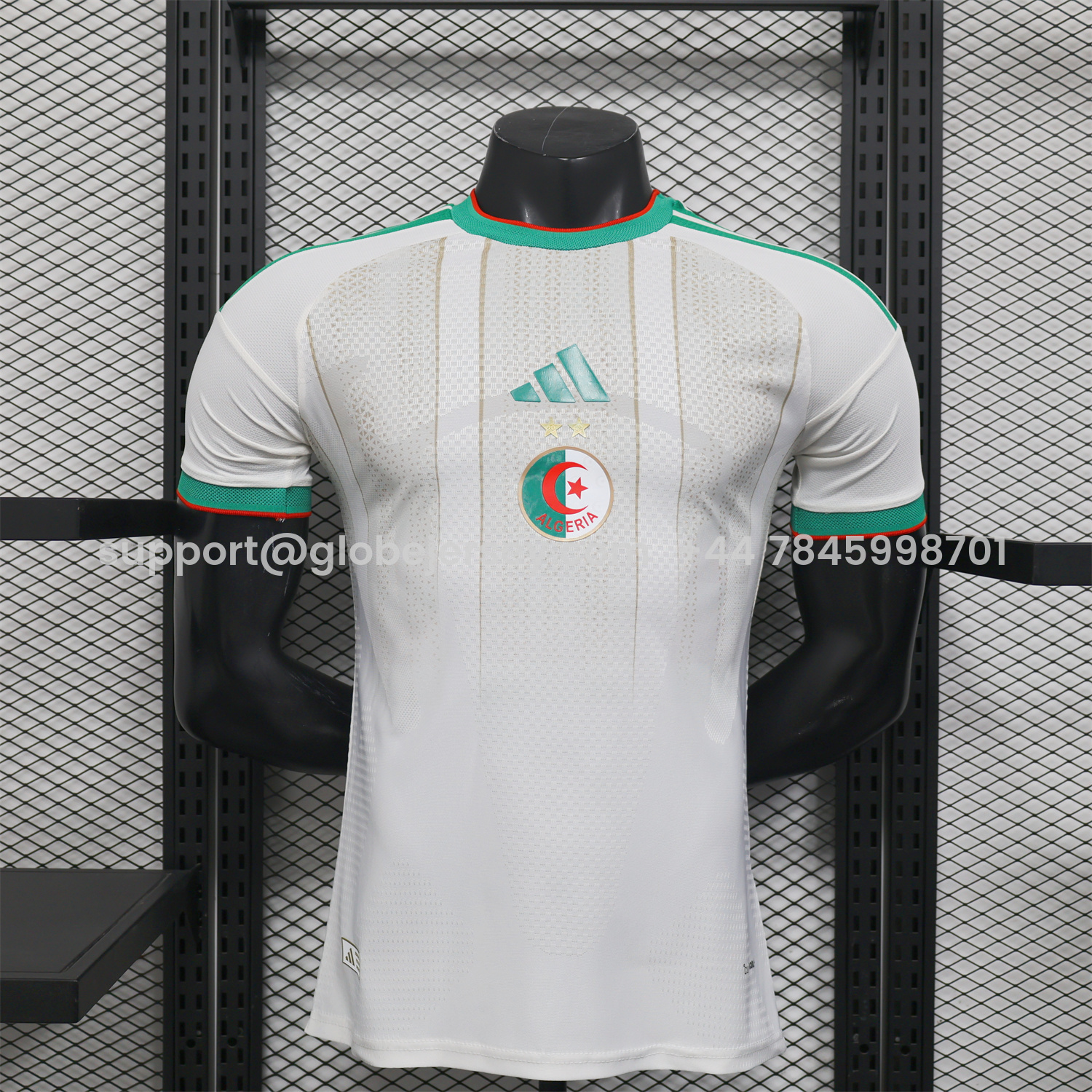 Algeria 2026 Home Jersey With 2 Stars - Player Version