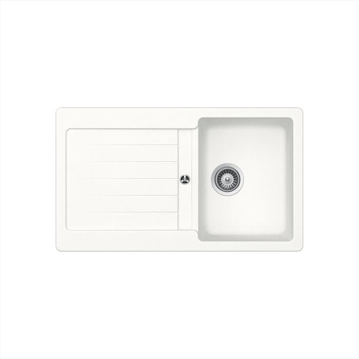 GLEM GAS - Lavello lneare LS1G86WH 1 vasche-Bianco