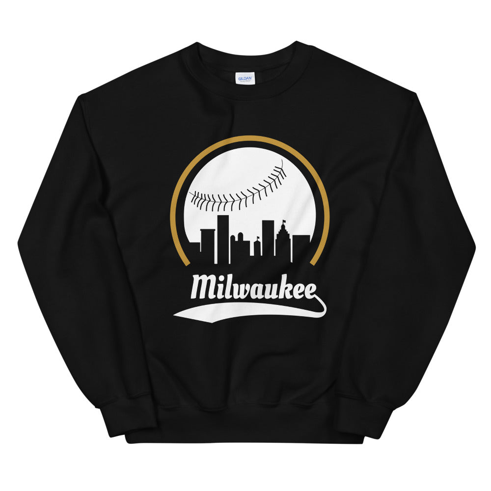 Unisex Milwaukee Brewers Baseball Crewneck Sweatshirt