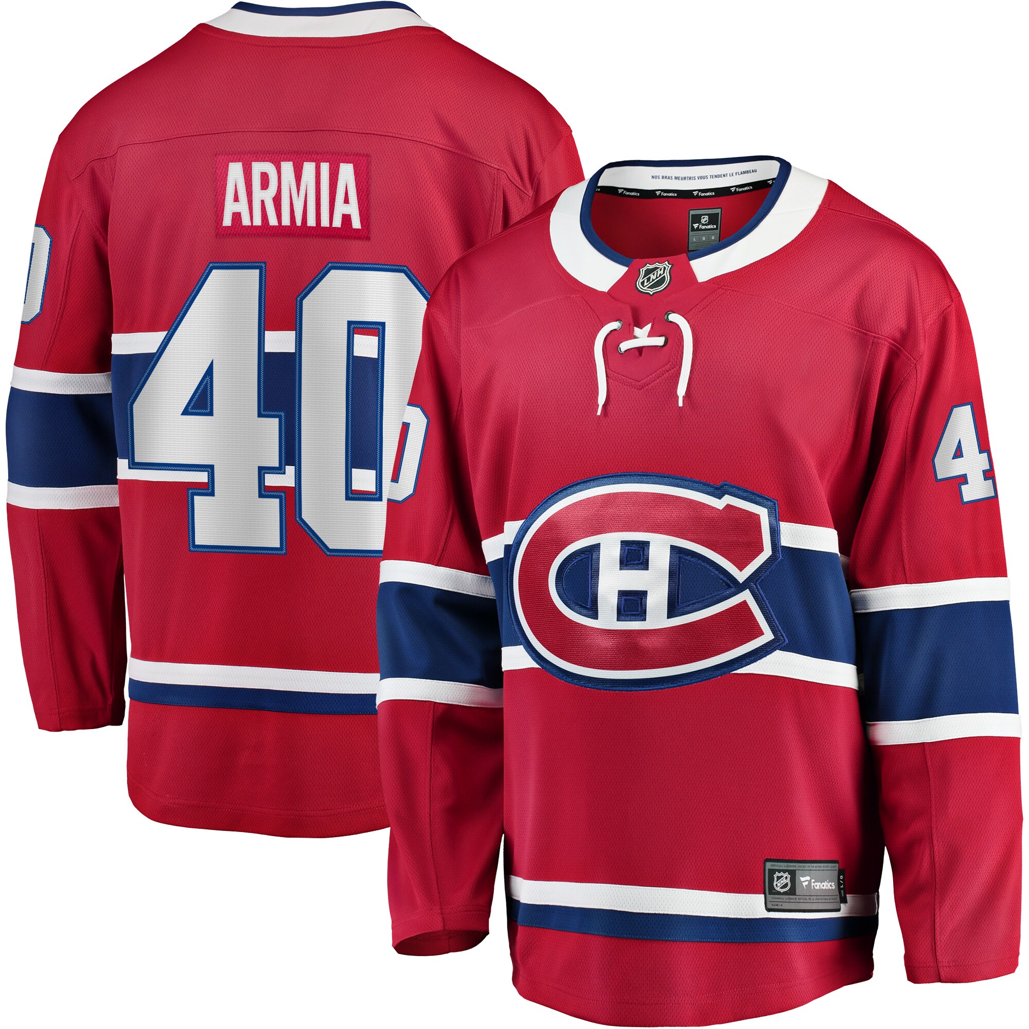 Joel Armia Montreal Canadiens Fanatics Home Breakaway   Jersey – Red
