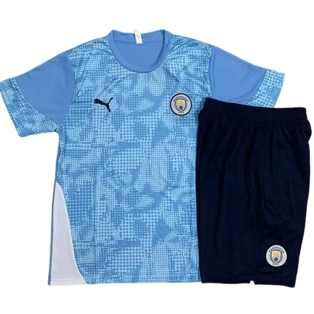 2025-26 Manchester City short-sleeved training kit - Adult Set