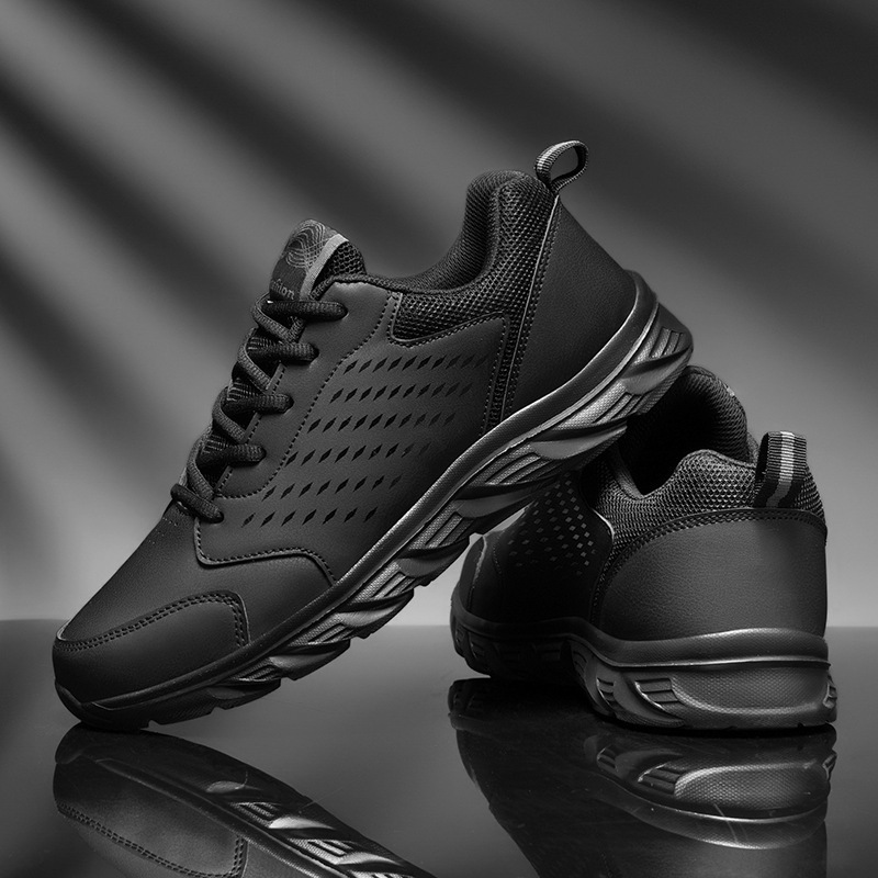 Student Casual Sports shoes black running shoes for men