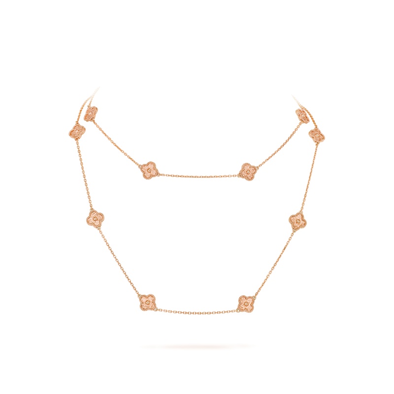 Sweet Alhambra long necklace, 16 motifs