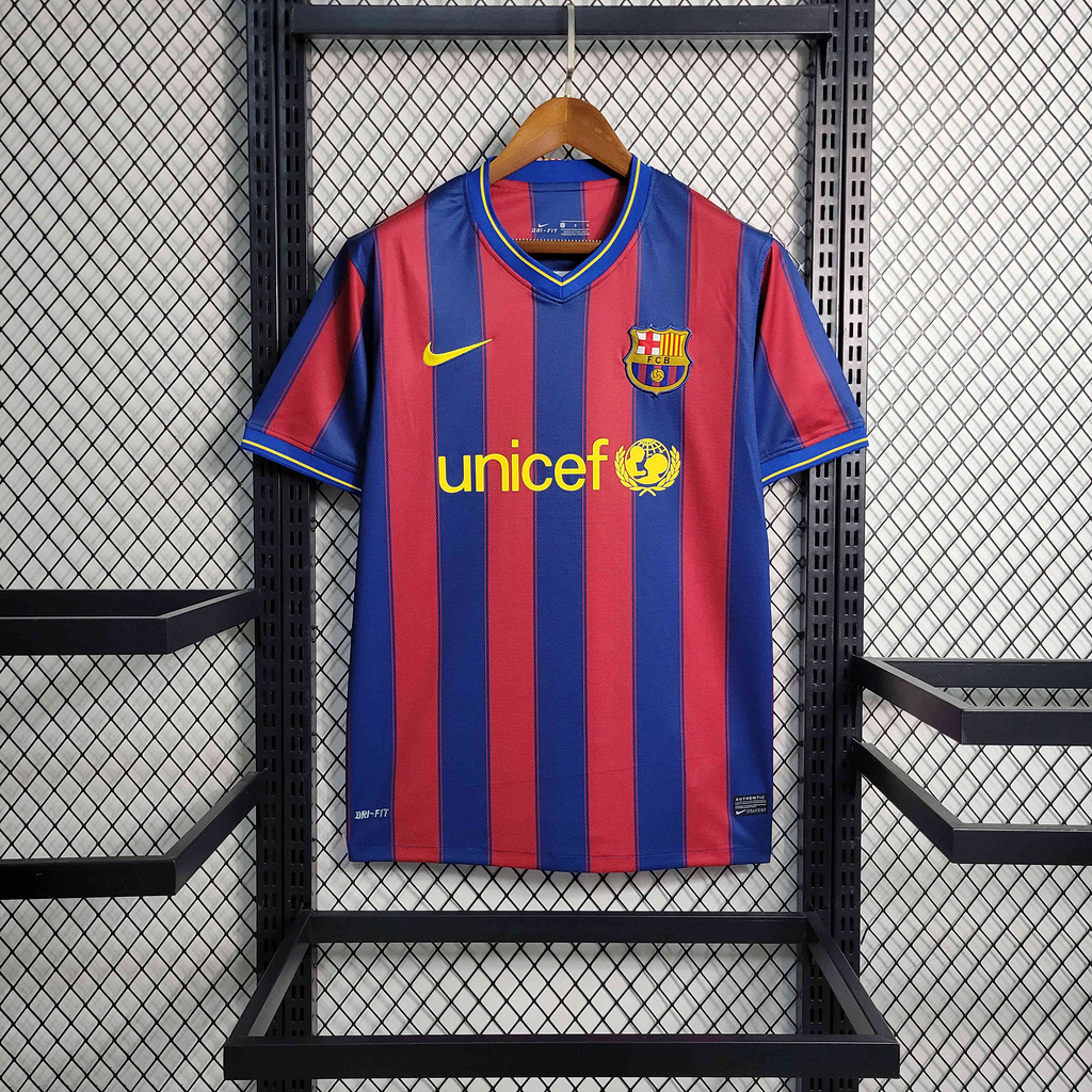 Retro Barcelona 09-10 Home Stadium Jersey