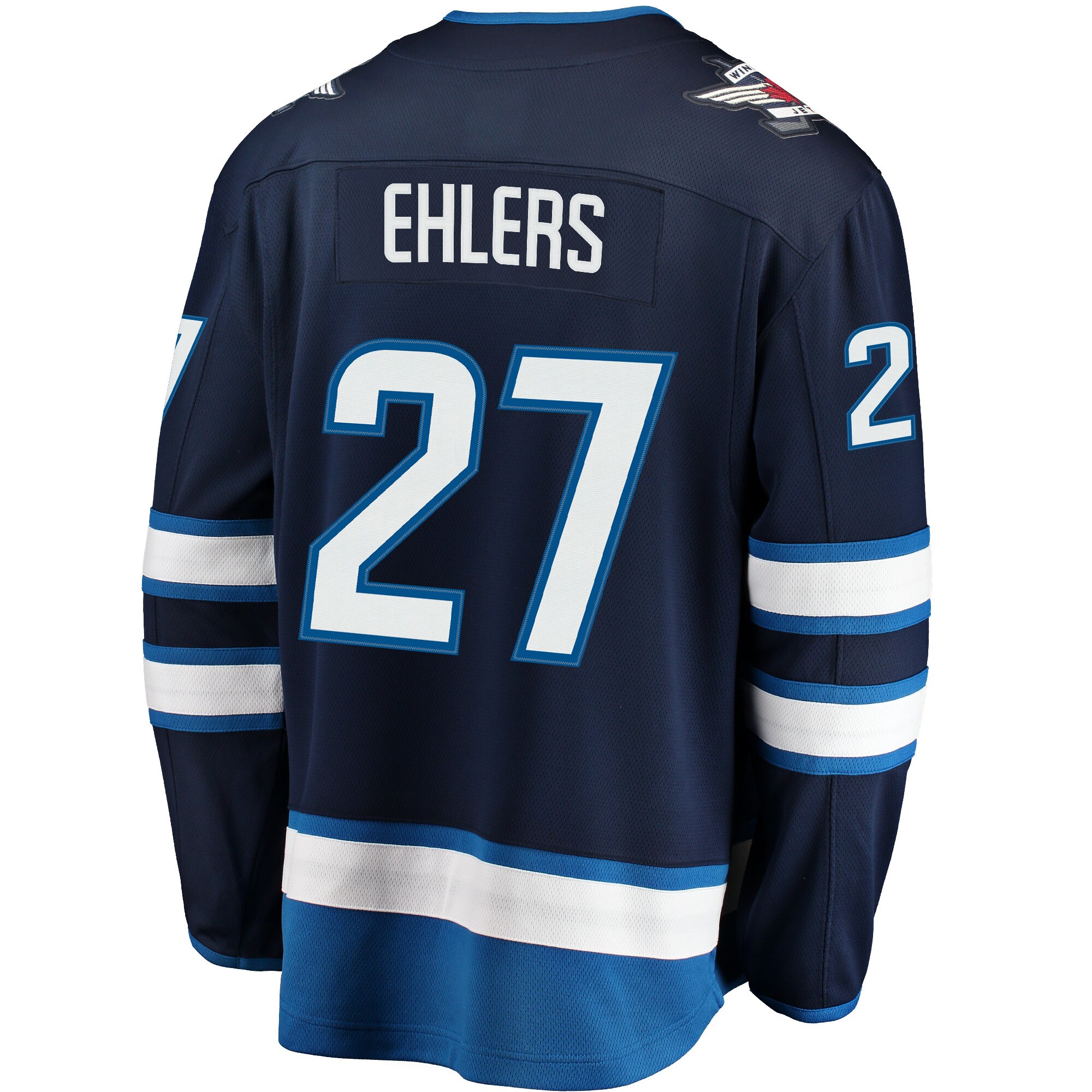Nikolaj Ehlers Winnipeg Jets Fanatics Breakaway Replica Jersey – Navy