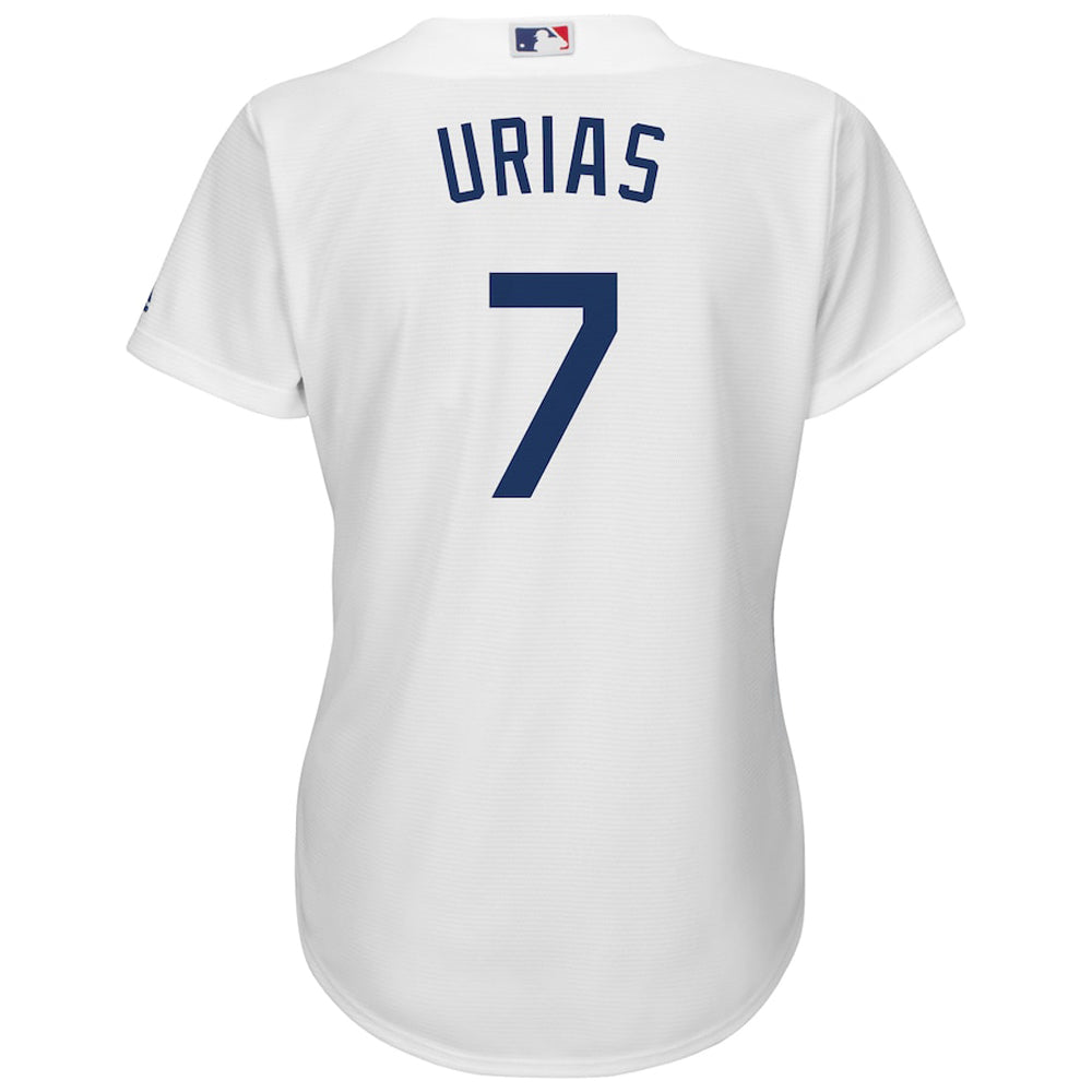 Women's Los Angeles Dodgers Julio Urias Cool Base Replica Home Jersey - White