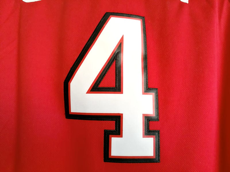 NCAA University of Nevada, Las Vegas No. 4 Larry Johnson University red embroidered jersey