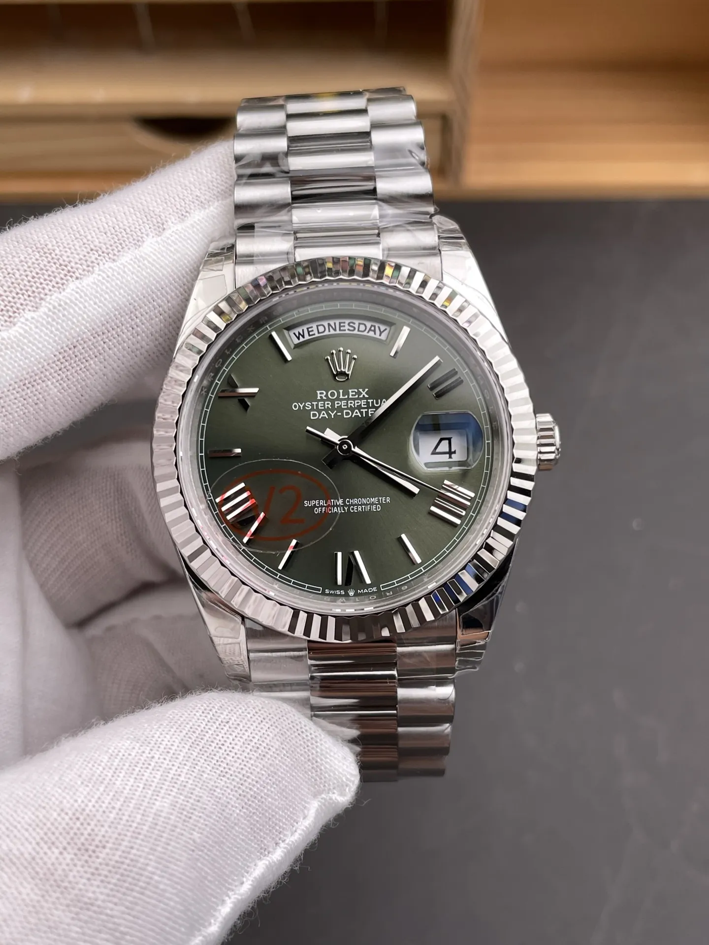 Rolex Day-Date Olive Green 40mm