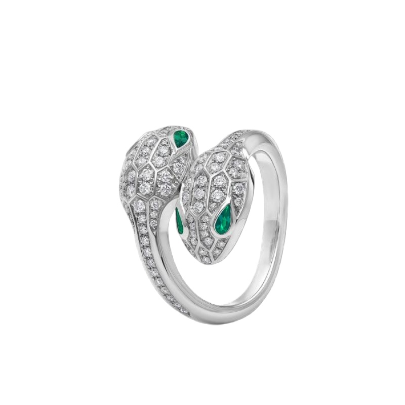 Serpenti Seduttori gilded snake ring