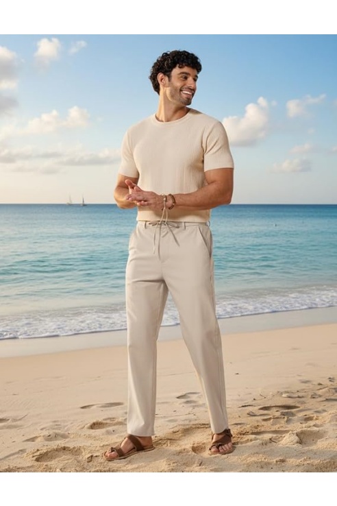 Men's Cotton Linen Pants [Relaxed Fit]