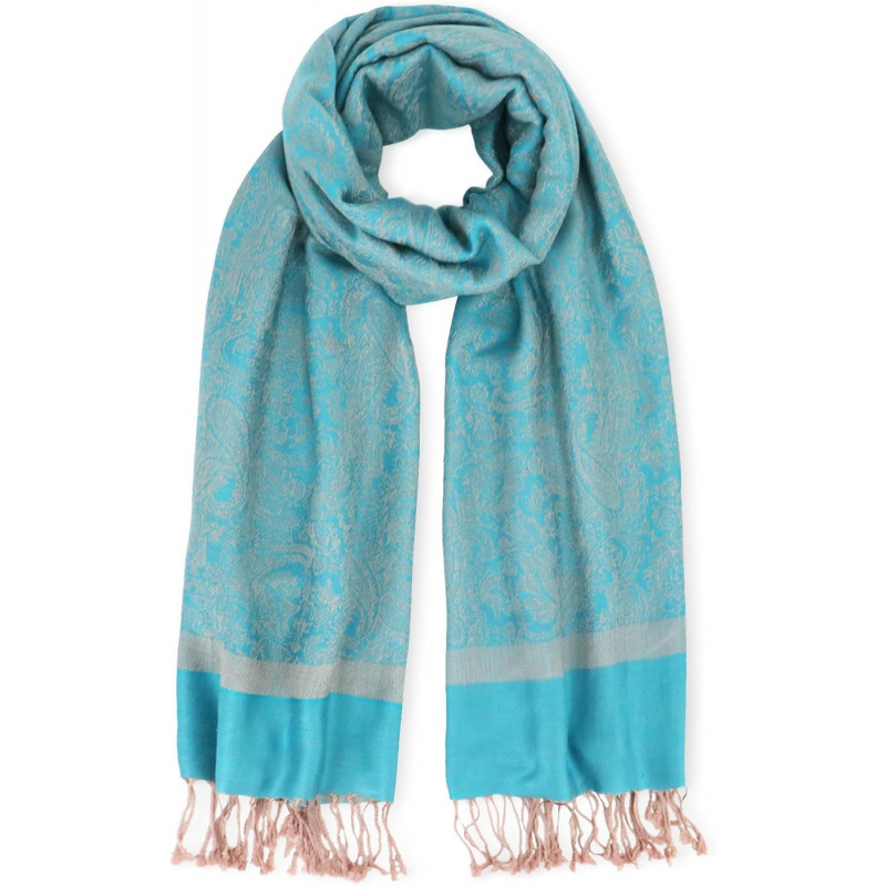 Silky Paisley Pashmina Shawl Scarf-Women's Soft