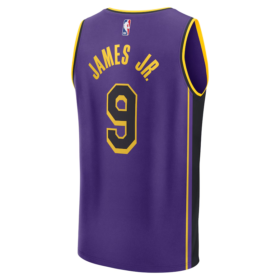 Men's Los Angeles Lakers Bronny James Fanatics Purple Fast  Jersey - Statement Edition