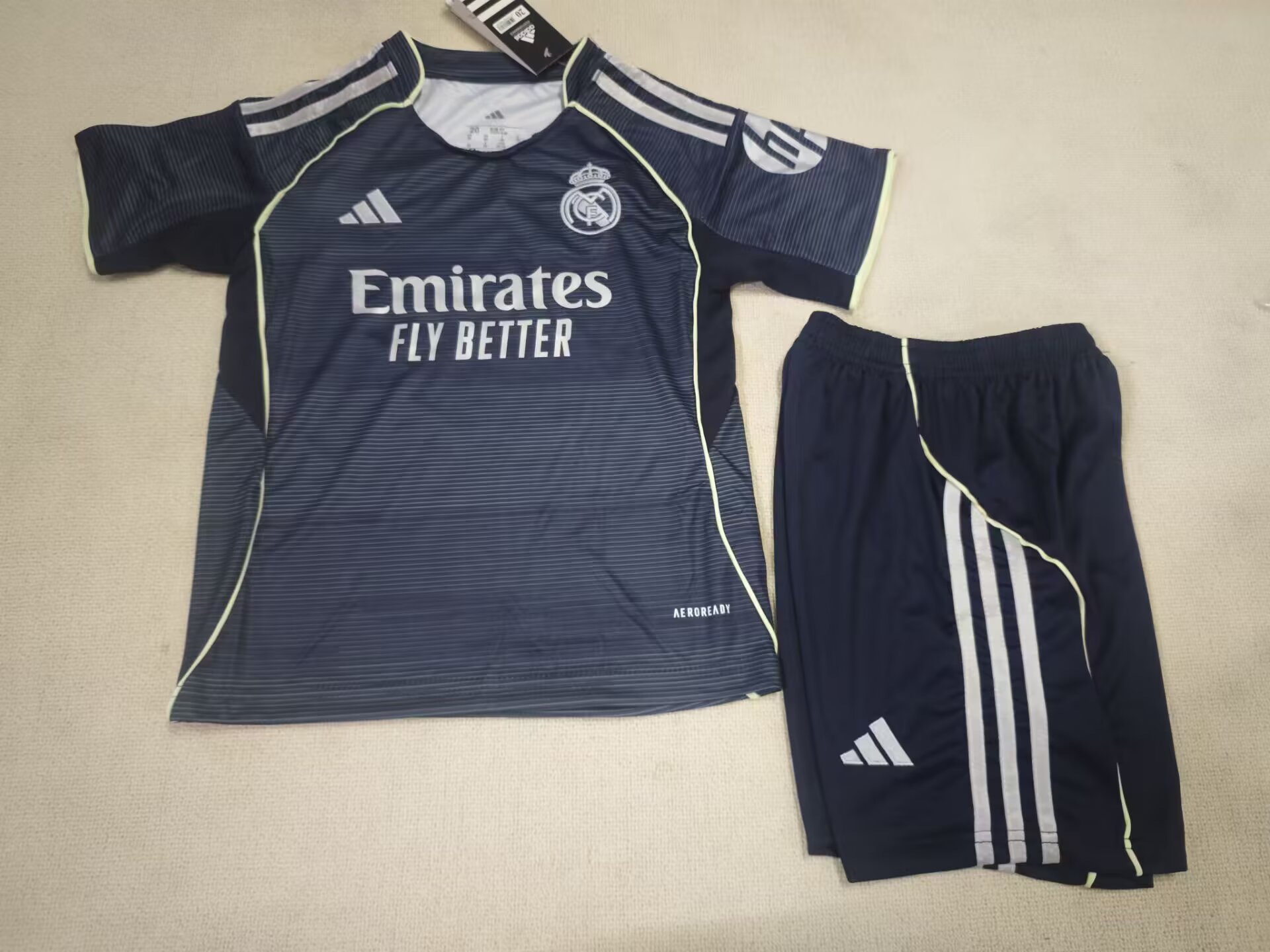 2025/2026 Kids Size Real Madrid Away Football Shirt 1:1 Thai Quality