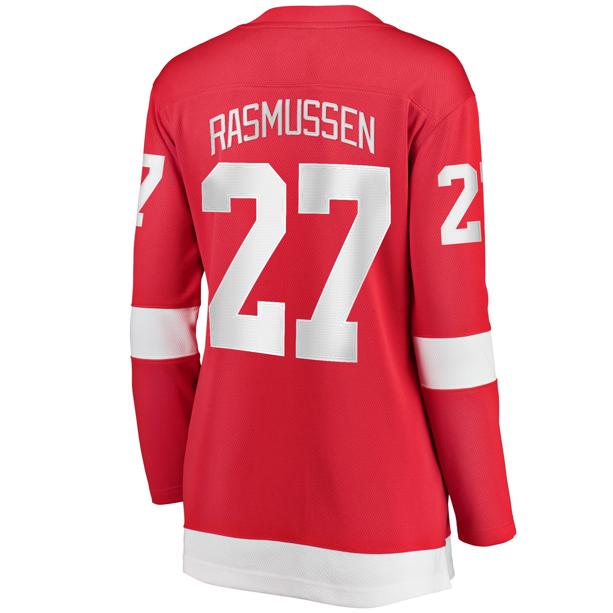 Michael Rasmussen Detroit Red Wings Fanatics Women’s Home Breakaway   Jersey – Red