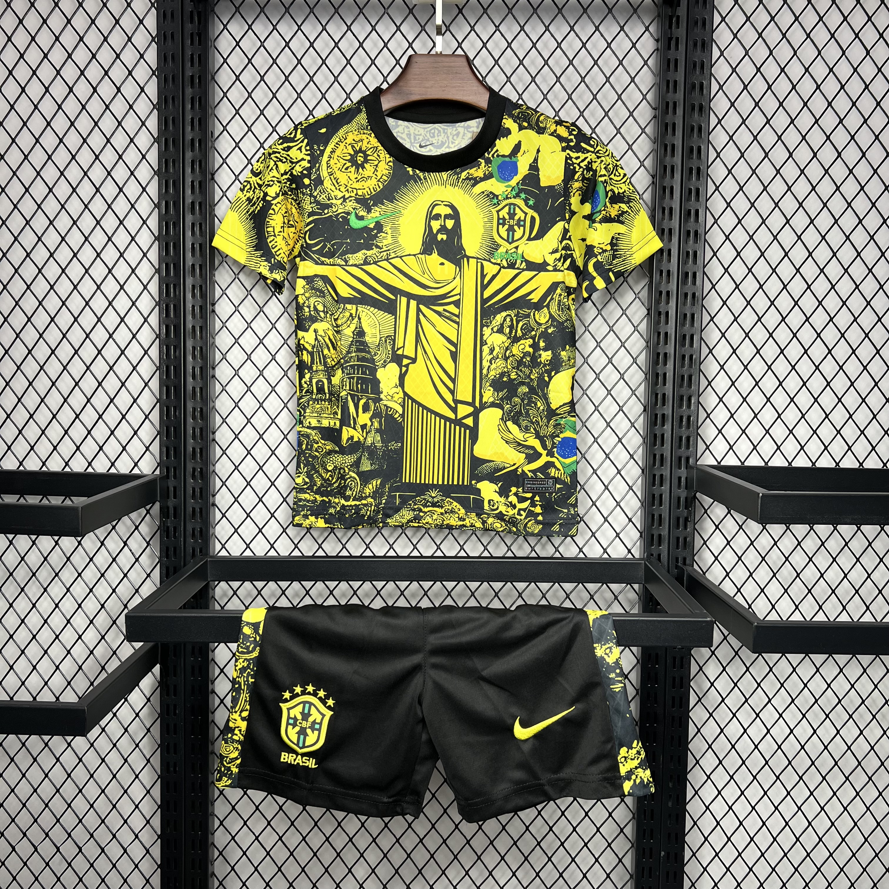 Brazil 2024 Christ the Redeemer Statue Kids Kit - Yellow