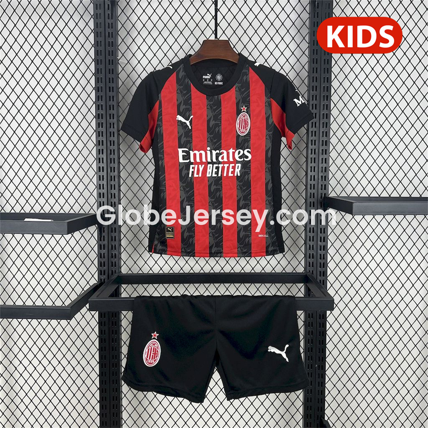 AC Milan 25-26 Home Kids Kit
