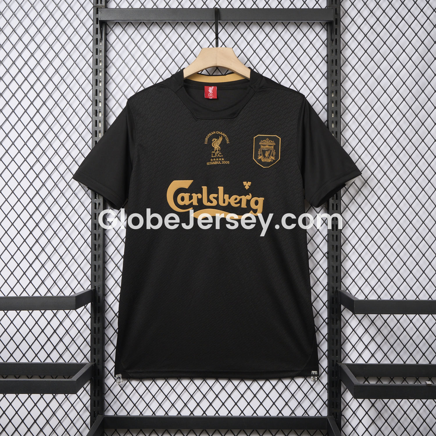 Liver.pool 25-26 Istanbul 2005 Anniversary Black Jersey - Fans Version