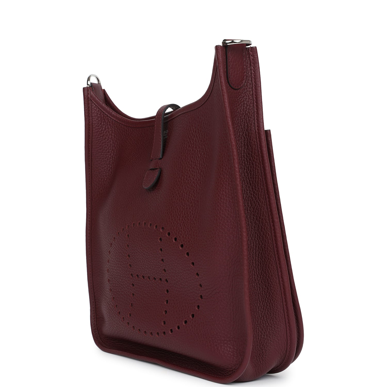 Evelyne III PM Bordeaux Clemence Palladium Hardware