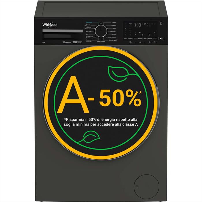 WHIRLPOOL - Lavatrice WPM 911G ADS IT 9 Kg Classe A