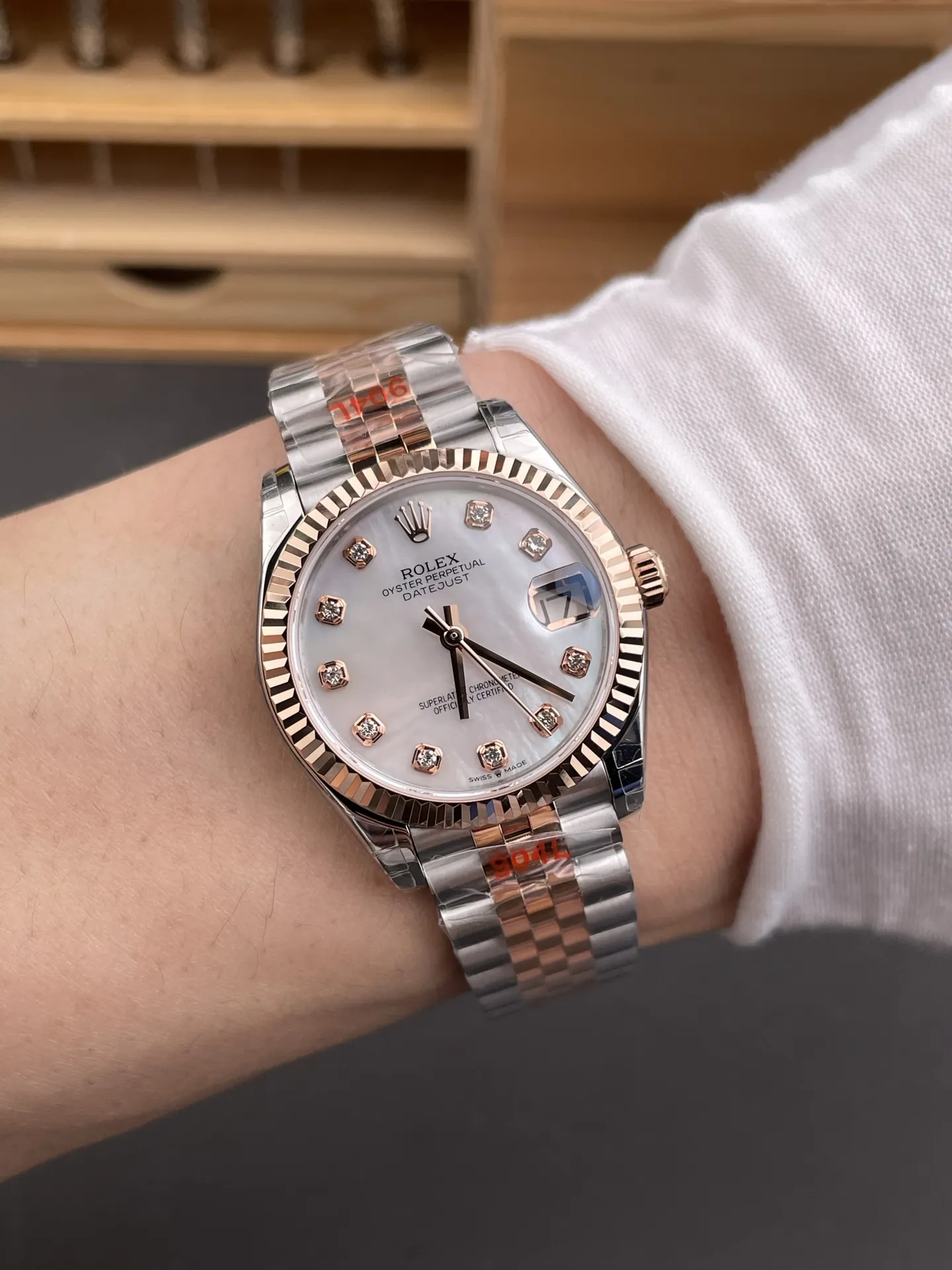 Rolex Datejust Rose Gold Ladies 31mm
