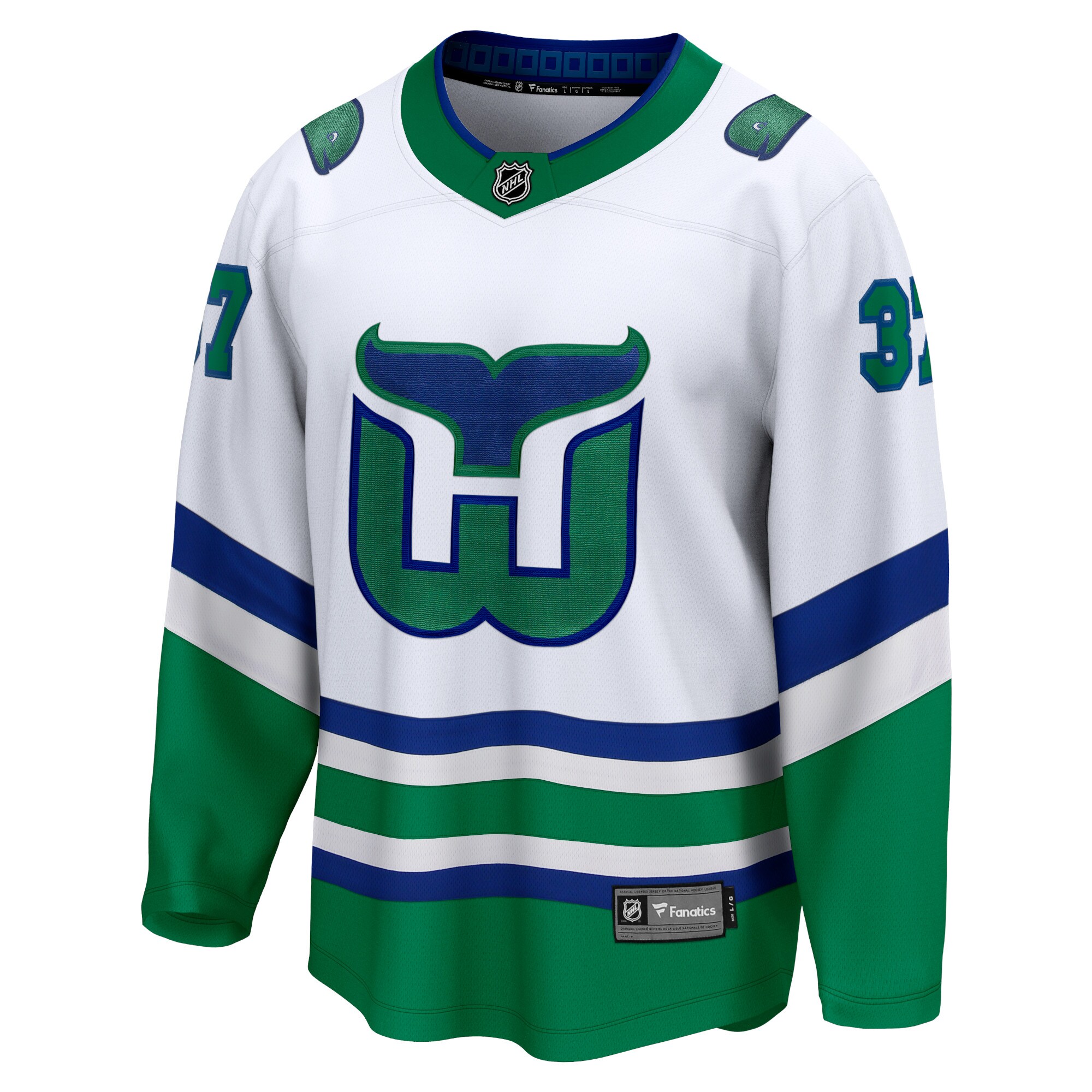 Andrei Svechnikov Carolina Hurricanes Fanatics Whalers Premier Breakaway Jersey – White