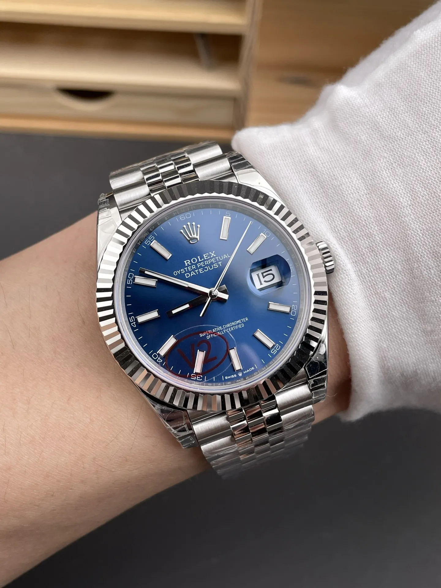 Rolex Datejust Blue 41mm
