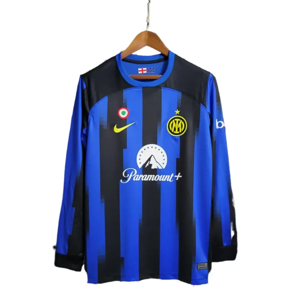 2023/24 Inter Milan Home Long Sleeve Shirt