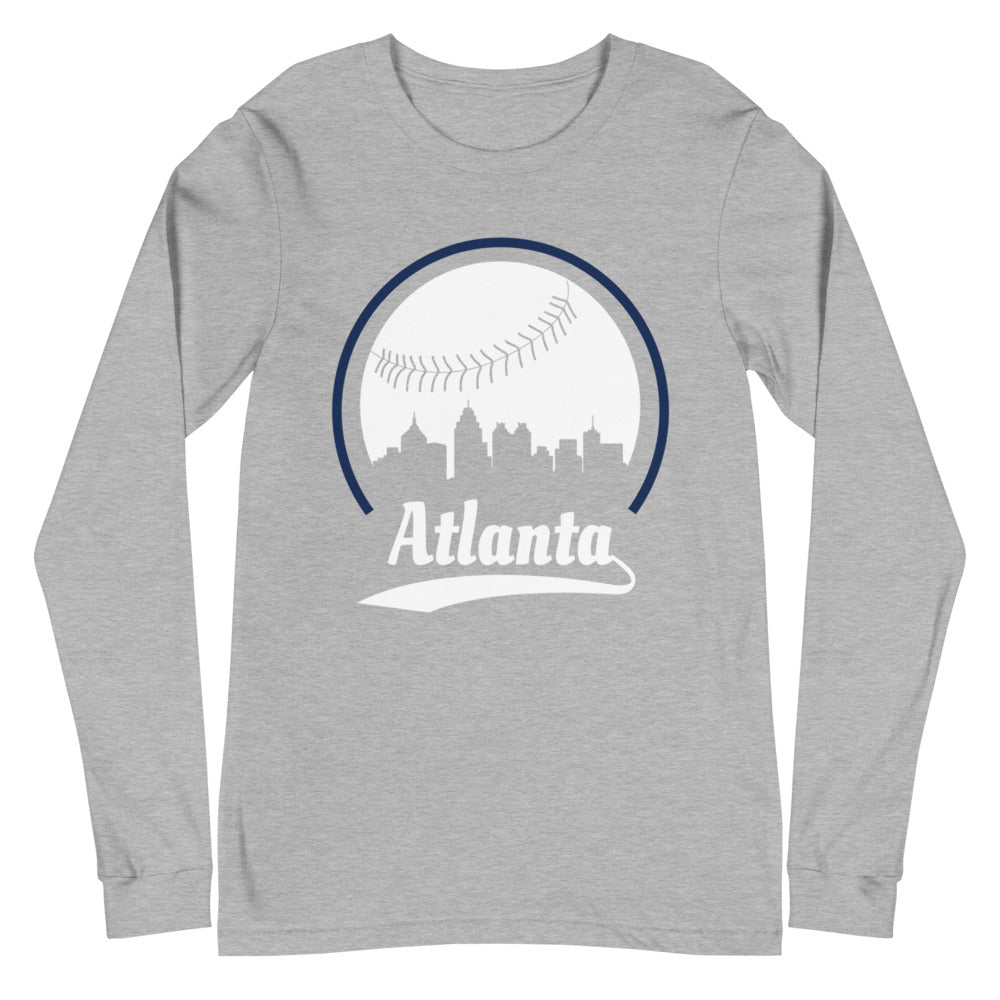 Atlanta Braves Long Sleeve Tee Shirt Unisex Cotton