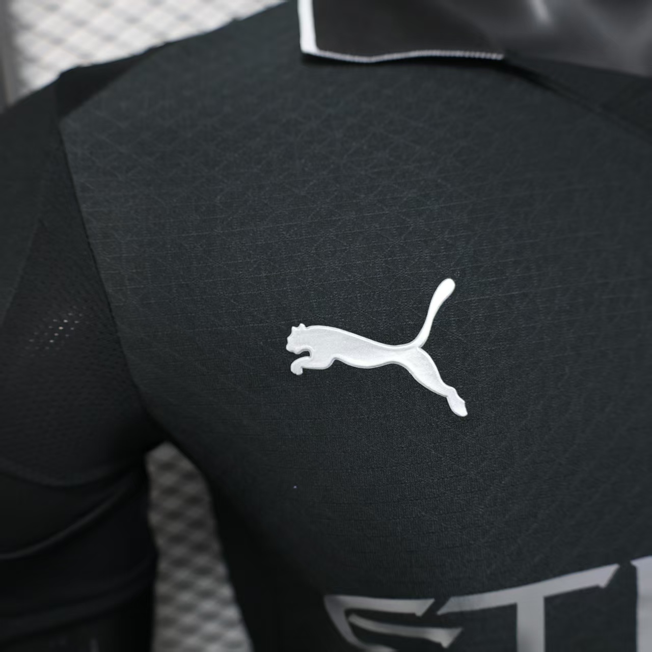 2025-26 Manchester City Black Away Jersey - Player Edition